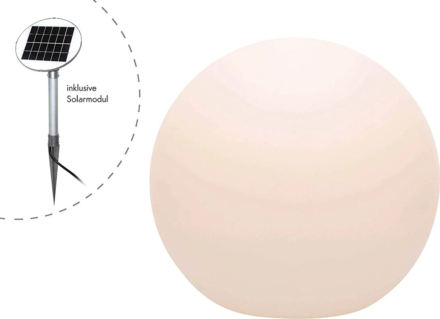 Kugelleuchte Shining Globe (Solar), ∅ 30 Cm 6 Kugelleuchte Shining Globe (Solar), ∅ 30 Cm – Bild 4