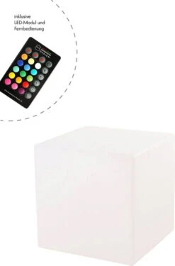 Leuchtwürfel Shining Cube (RGB), Höhe 33 Cm -Pflanzensamen Rabatt 8 seasons design leuchtwuerfel shining cube rgb 1677671 de
