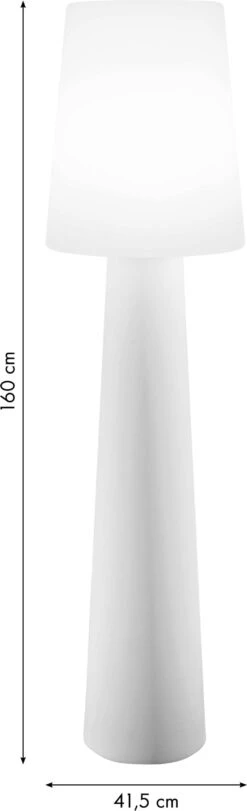 No. 1 - 160 Cm, Stehlampe (SOLAR), White -Pflanzensamen Rabatt 8 seasons design no 1 160 cm stehlampe solar vit 1669754 de