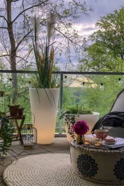 Shining Pot "Classic" - Leuchte (LED), L -Pflanzensamen Rabatt 8 seasons design shining pot classic leuchte led 1660778 de