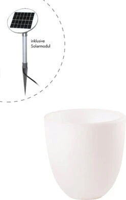Shining Pot "Curvy" - Leuchte (SOLAR), S -Pflanzensamen Rabatt 8 seasons design shining pot curvy leuchte solar 1669697 de