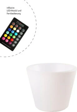 Shining Pot "Elegant" - Leuchte (RGB), XL -Pflanzensamen Rabatt 8 seasons design shining pot elegant leuchte rgb 1659736 de