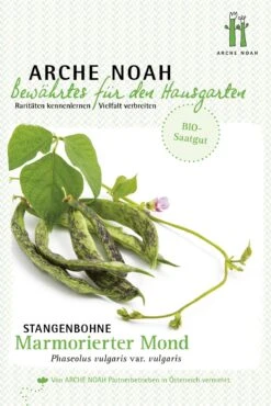 Bio Stangenbohne "Marmorierter Mond"