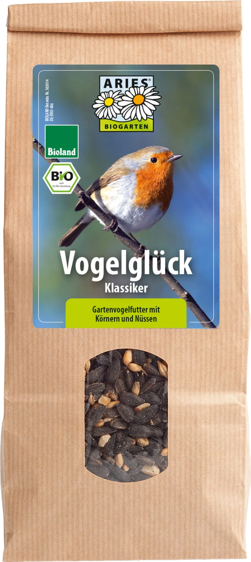 Aries Bio Vogelglück "Klassiker", 1 Kg 3 Aries Bio Vogelglück "Klassiker", 1 Kg