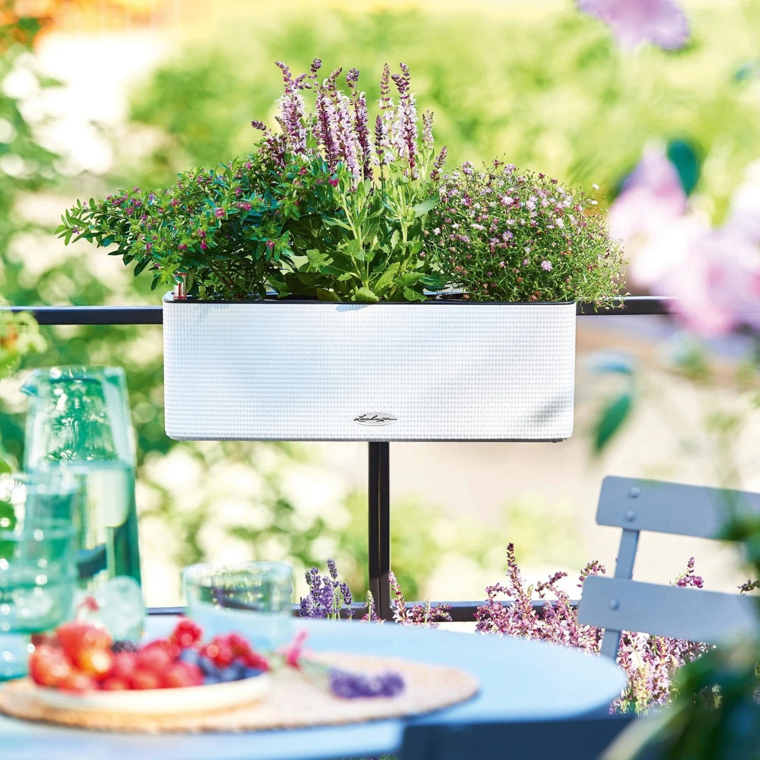 LECHUZA CUBE Color Triple Komplett-Set, Sandbraun 13 LECHUZA CUBE Color Triple Komplett-Set, Sandbraun – Bild 11