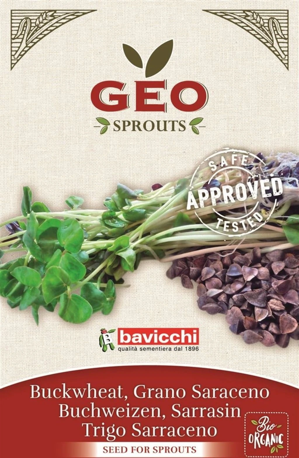 Bio Keimsprossen "Buchweizen", 90 G 3 Bio Keimsprossen "Buchweizen", 90 G