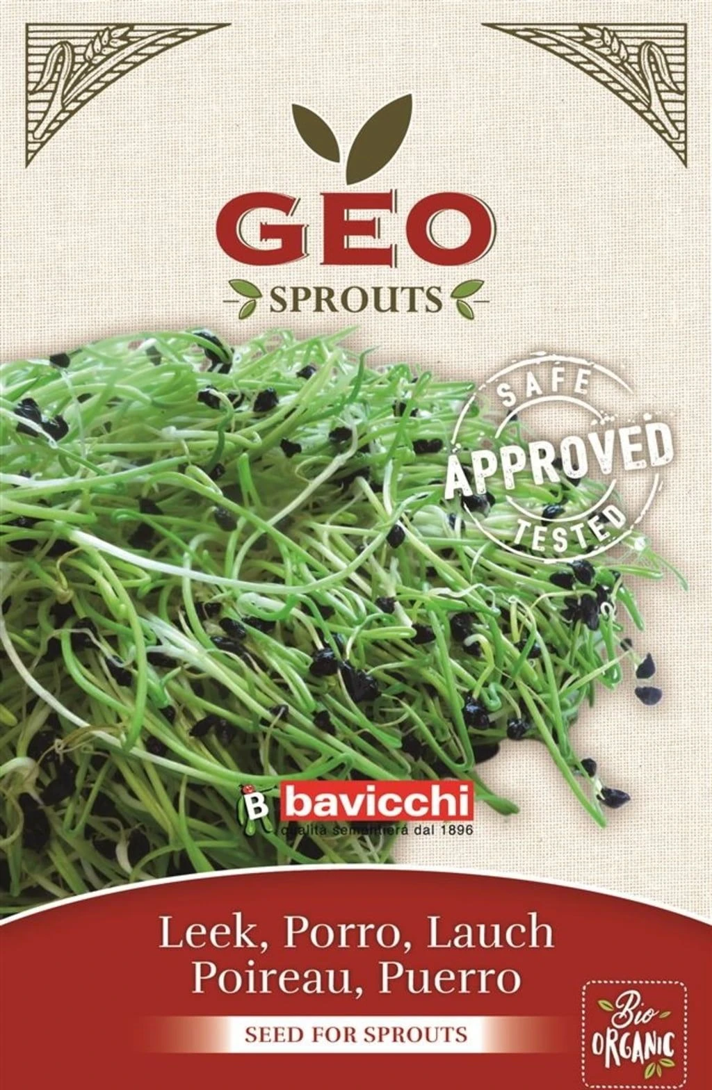 Bio Keimsprossen "Lauch", 6 G 3 Bio Keimsprossen "Lauch", 6 G