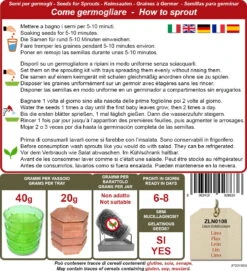 Bio Keimsprossen "Lein", 80 G -Pflanzensamen Rabatt bavicchi bio keimsprossen lein 1117422 de