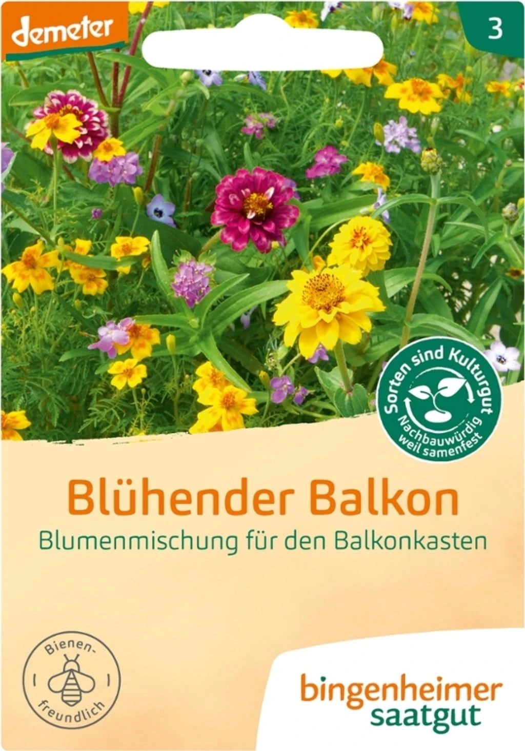 Blumenmischung "Blühender Balkon" 4 Blumenmischung "Blühender Balkon" – Bild 2