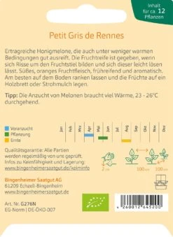 Zuckermelone "Petit Gris De Rennes"