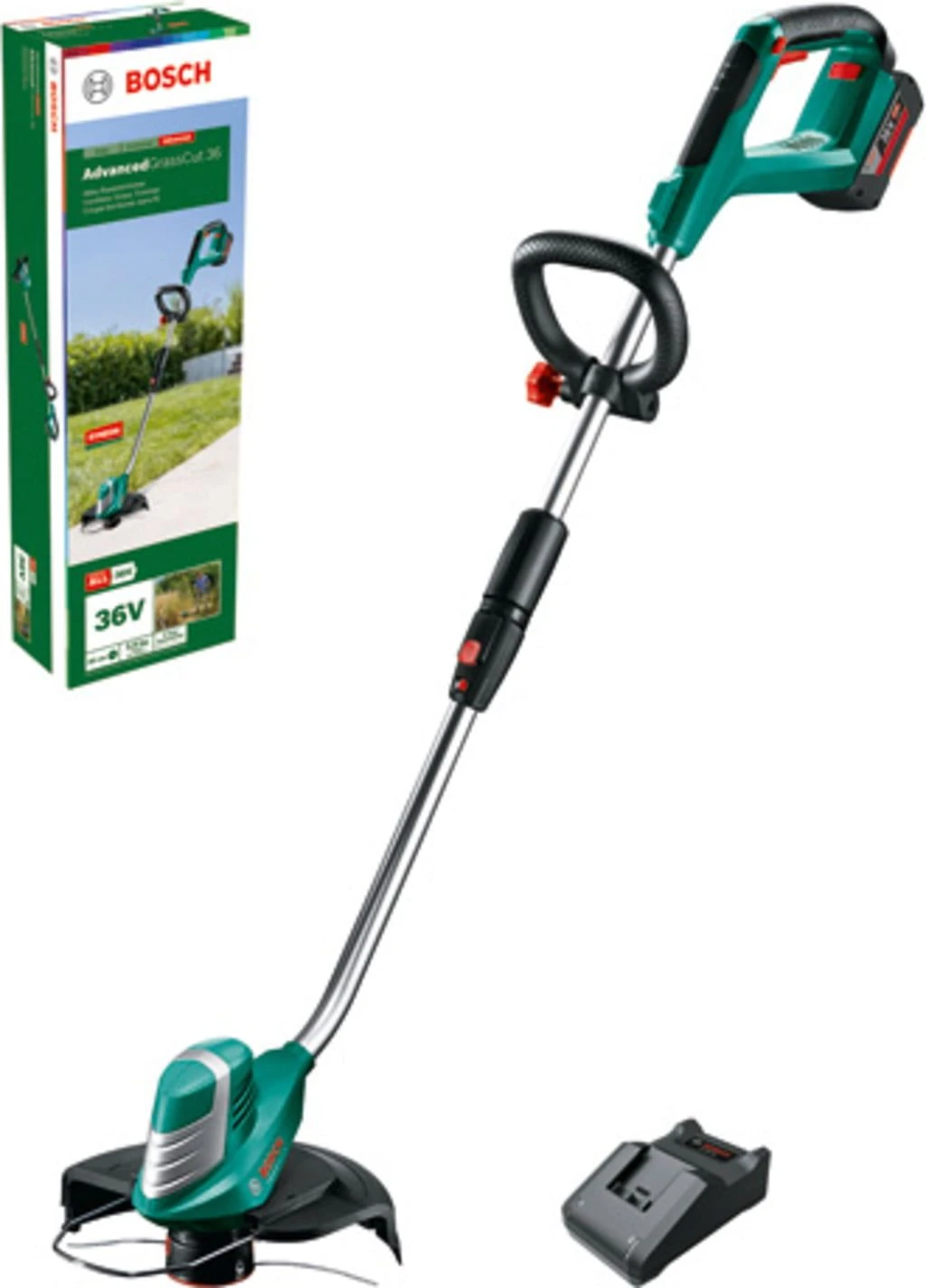 Bosch AdvancedGrassCut 36 Rasentrimmer, 1 X 2,0 Ah 4 Bosch AdvancedGrassCut 36 Rasentrimmer, 1 X 2,0 Ah – Bild 2
