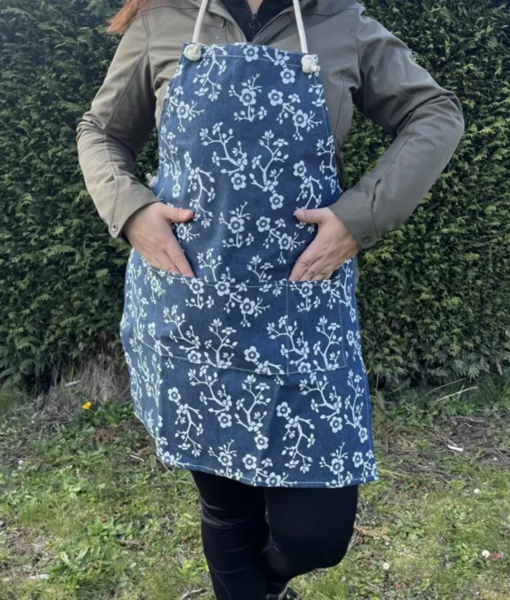 Gartenschürze, Blau 4 Gartenschürze, Blau – Bild 2