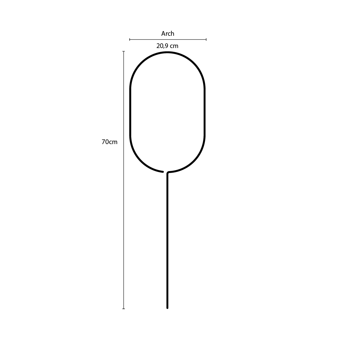 Pflanzenstütze, Arch 4 Pflanzenstütze, Arch – Bild 2