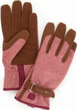 Gartenhandschuhe "Red Tweed", S/M (1 Paar) -Pflanzensamen Rabatt burgon ball gartenhandschuhe love red tweed 973060 de
