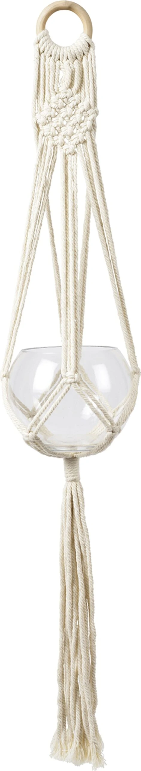 Makramee Blumenampel "Woodstock" 3 Makramee Blumenampel "Woodstock"