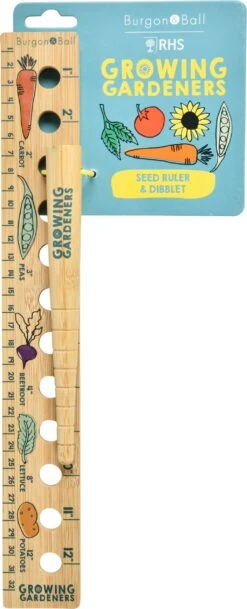 Pflanzlineal & Setzholz Für Kinder -Pflanzensamen Rabatt burgon ball pflanzlineal setzholz fuer kinder 1 set 1684769 de