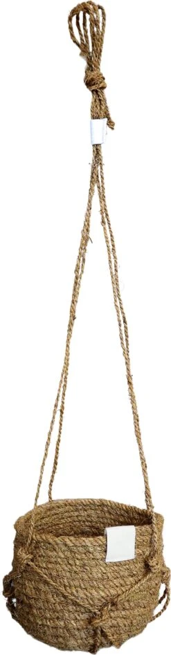 Blumenampel Korb Natur, H14/D18 Cm -Pflanzensamen Rabatt chic antique blumenampel korb natur v14 d18 cm 1683937 de