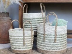 Korb Geflochten 3er Set -Pflanzensamen Rabatt chic antique korb geflochten 3er set 1607652 de