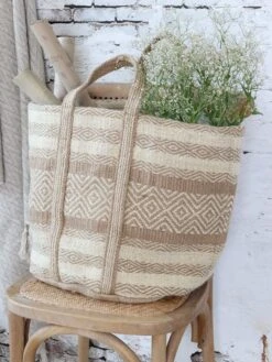 Korb Mit Henkel, Braun -Pflanzensamen Rabatt chic antique korb mit henkel braun 1538918 de