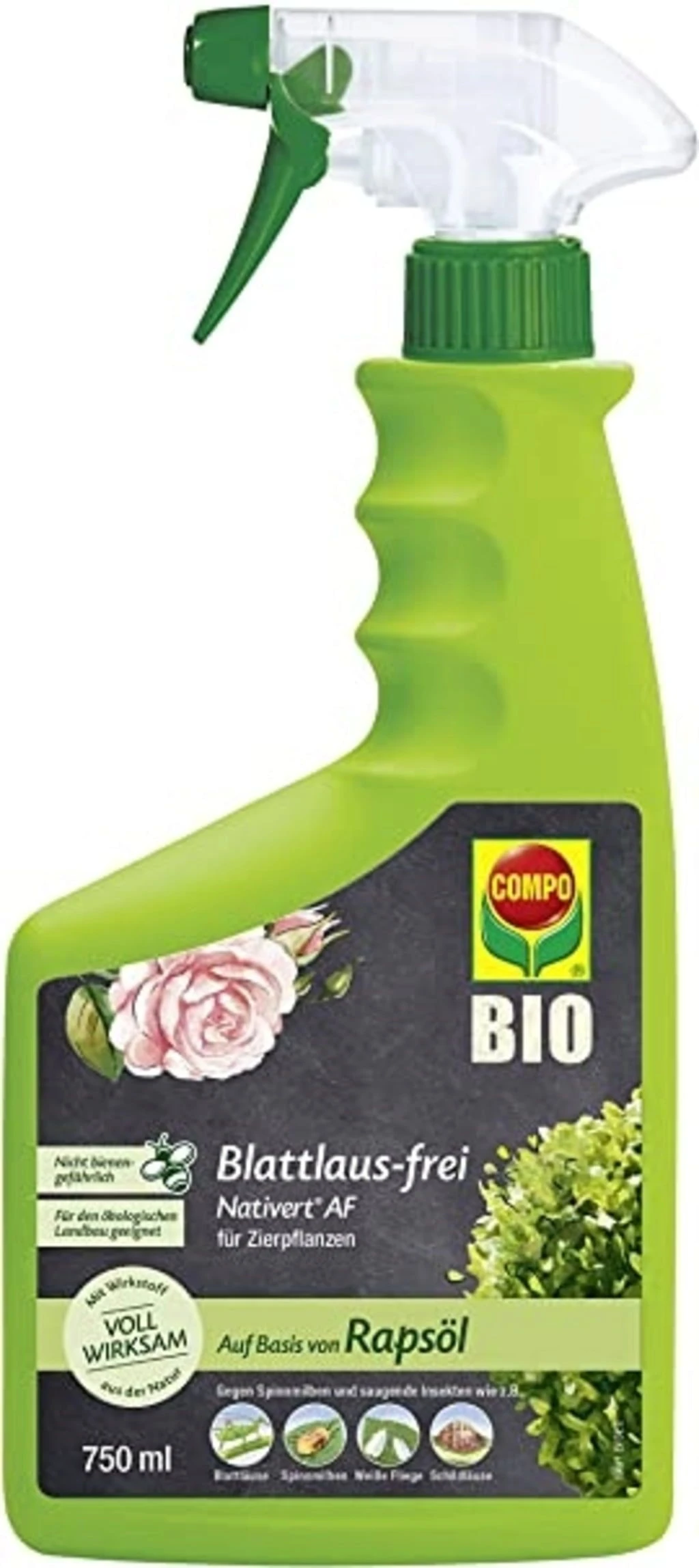 Compo Bio Blattlaus-frei AF Nativert®, 750 Ml - Pfl.reg. Nr. 3855-903 3 Compo Bio Blattlaus-frei AF Nativert®, 750 Ml - Pfl.reg. Nr. 3855-903