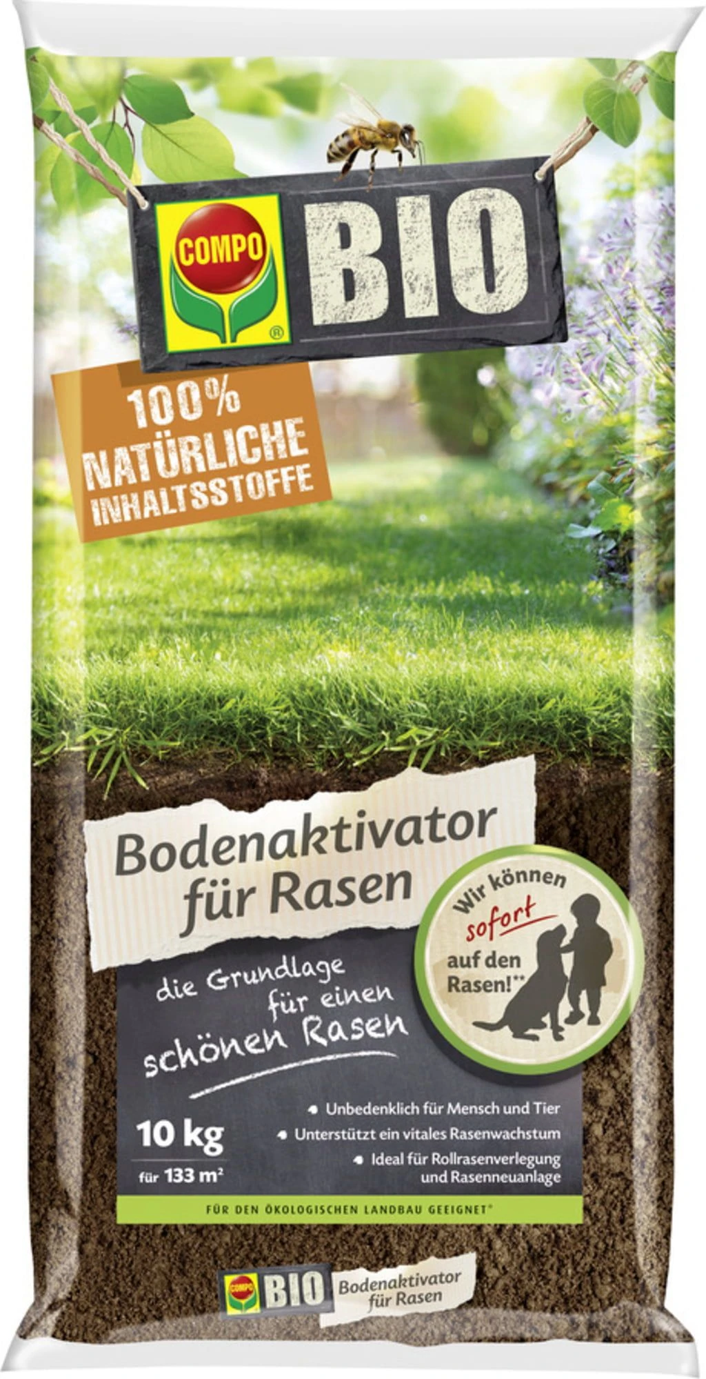 Compo BIO Bodenaktivator Für Rasen, 10 Kg 3 Compo BIO Bodenaktivator Für Rasen, 10 Kg