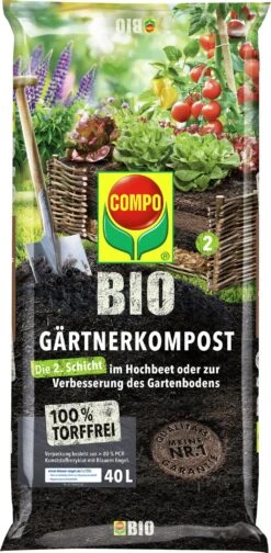 Compo Bio Gärtner Kompost, 40 Liter 6 Compo Bio Gärtner Kompost, 40 Liter -Pflanzensamen Rabatt compo bio gaertner kompost 40 litrov 1691307 de