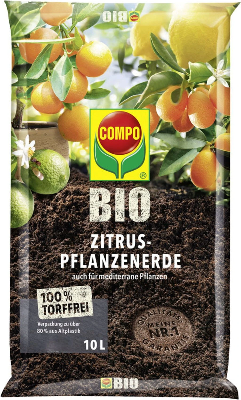 Compo BIO Zitruspflanzenerde Torffrei, 10 L 3 Compo BIO Zitruspflanzenerde Torffrei, 10 L