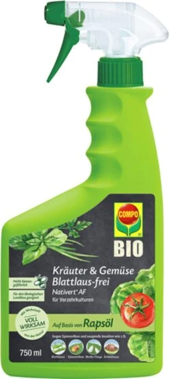 Compo Kräuter & Gemüse Blattlaus-frei Nativert® AF, 750 Ml - Reg. Nr. 3855-902