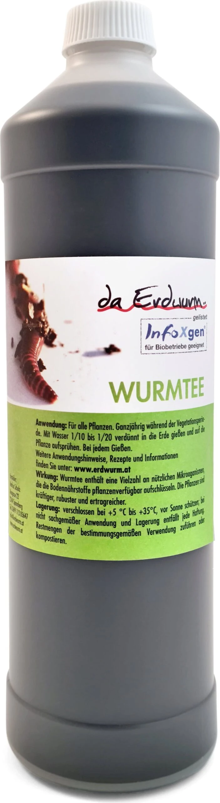 Wurmtee, 1 Liter 3 Wurmtee, 1 Liter