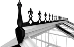 Dachfirstverzierung Für Juliana Gewächshäuser, Für Gewächshaus Compact 6,6 M² -Pflanzensamen Rabatt dachfirstverzierung fuer juliana gewaechshaeuser dla szklarni orangerie 152 m2 1680060 de