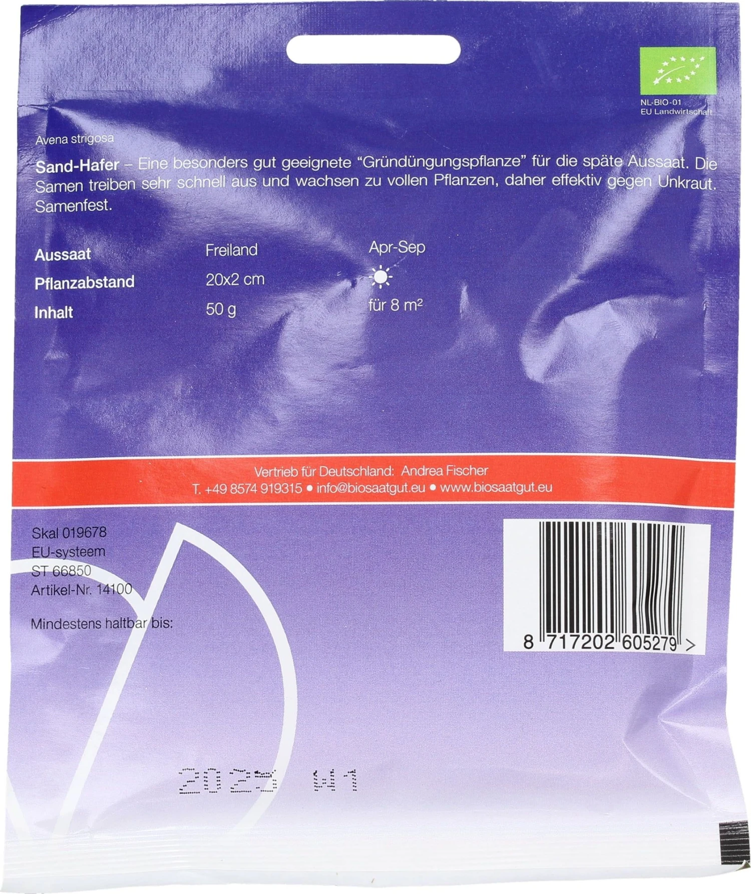 Gründünger Sandhafer, 50 G 4 Gründünger Sandhafer, 50 G – Bild 2