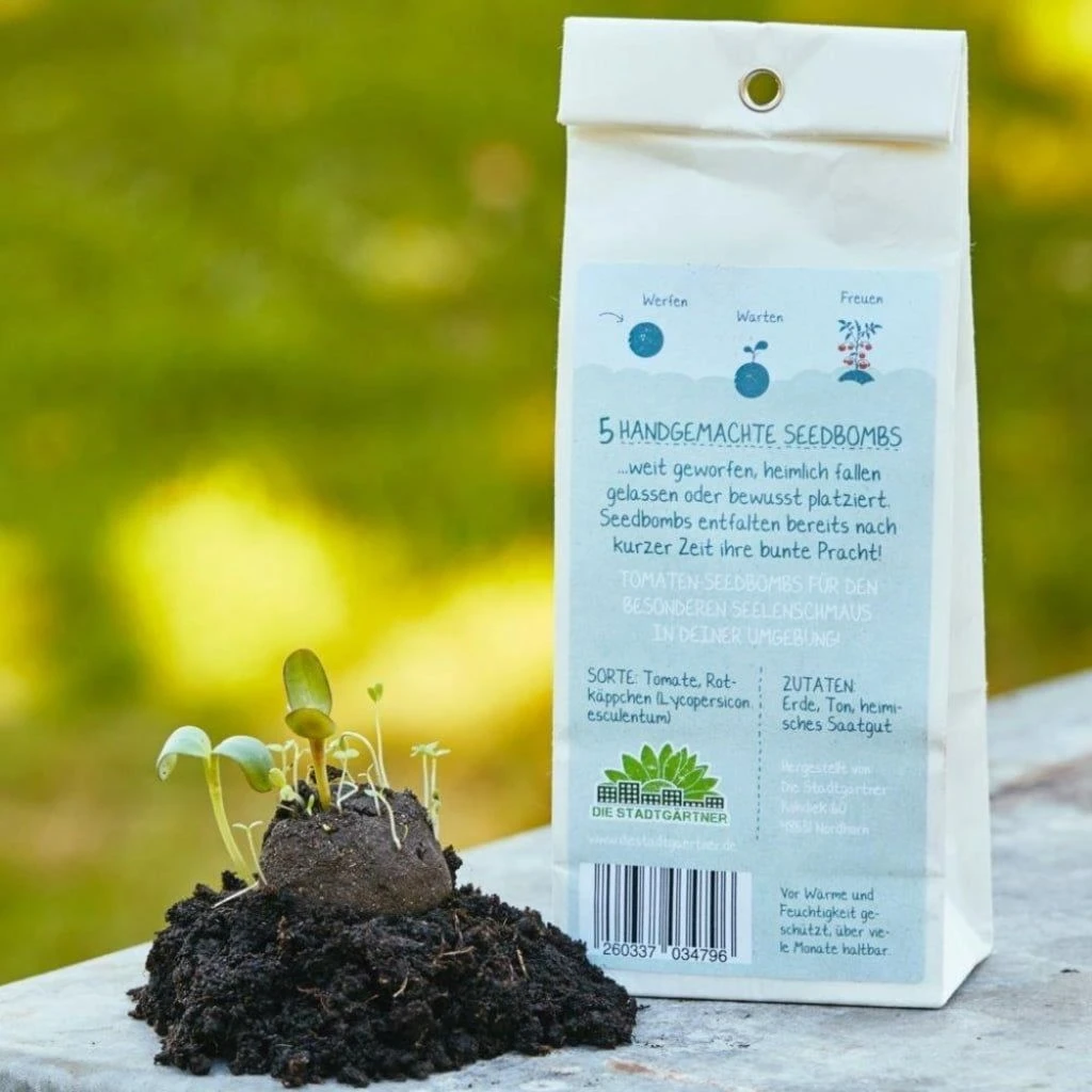 Samenbomben "Gärtnern Ist Günstiger Als Therapie" 4 Samenbomben "Gärtnern Ist Günstiger Als Therapie" – Bild 2