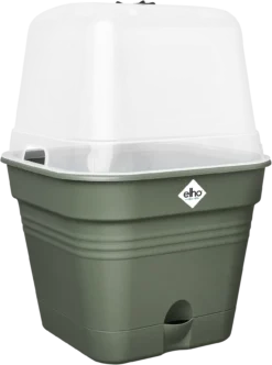 Elho Anzuchttopf Set Green Basics 15cm - Quadrat, Laubgrün -Pflanzensamen Rabatt elho anzuchttopf set green basics 15cm quadrat verde foglia 1405357 de