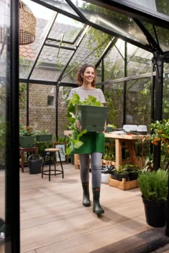 Elho Anzuchttopf Set Green Basics 20cm - Quadrat, Laubgrün -Pflanzensamen Rabatt elho anzuchttopf set green basics 20cm quadrat verde foglia 1405746 de