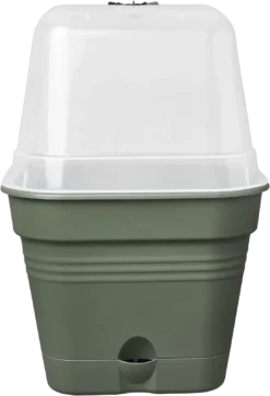 Elho Anzuchttopf Set Green Basics 25cm - Quadrat, Laubgrün -Pflanzensamen Rabatt elho anzuchttopf set green basics 25cm quadrat verde foglia 1405678 de