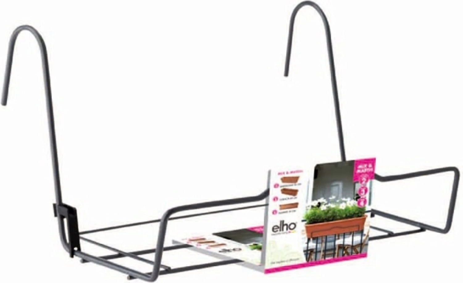 Elho Balkon Support Für Barcelona 50 Cm, Anthrazit 5 Elho Balkon Support Für Barcelona 50 Cm, Anthrazit – Bild 3