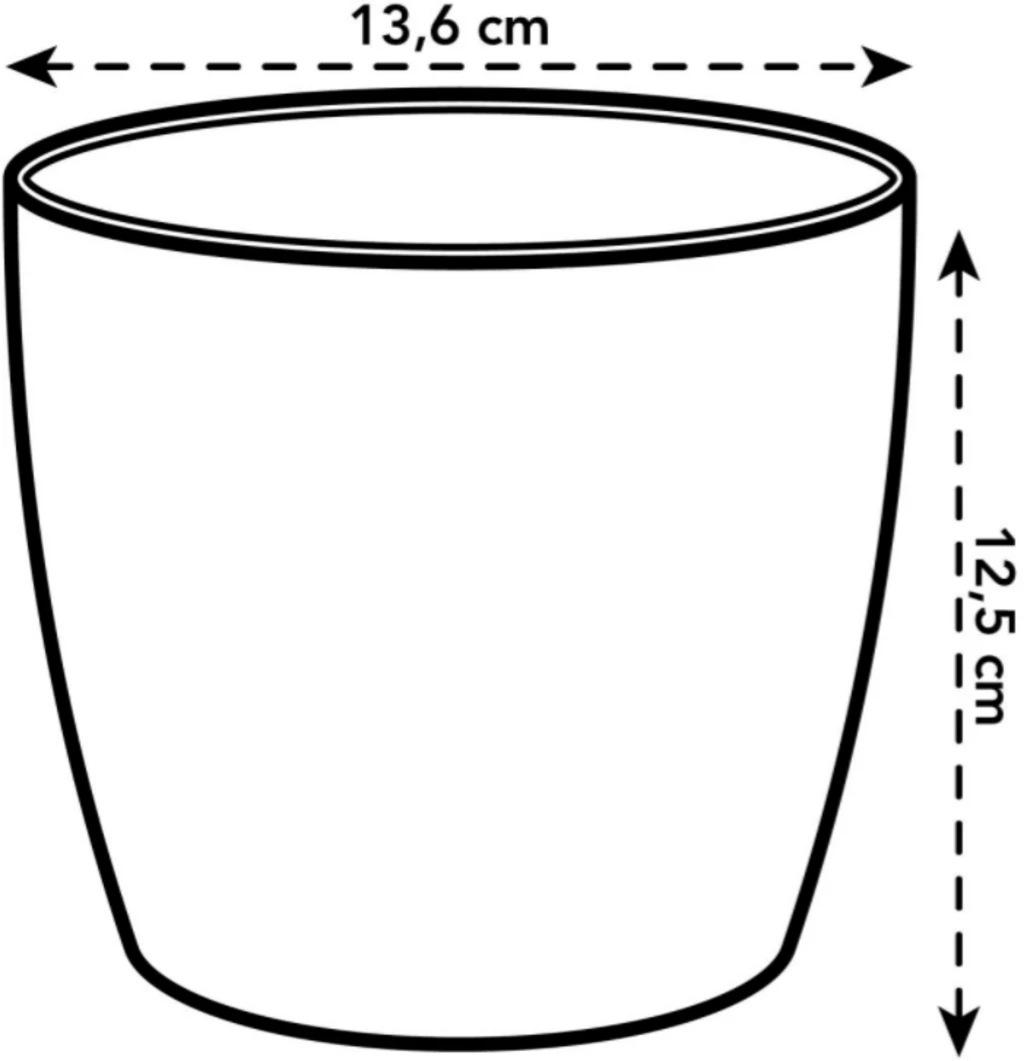 Elho Brussels Rund 14 Cm, Weiß 9 Elho Brussels Rund 14 Cm, Weiß – Bild 7