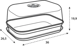 Elho Green Basics Anzuchthaus-Set M -Pflanzensamen Rabatt elho green basics anzuchthaus set m 1610785 de
