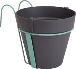 Elho Loft Urban "balkon Potholder", Anthrazit -Pflanzensamen Rabatt elho loft urban balkon potholder antracit 1655047 de