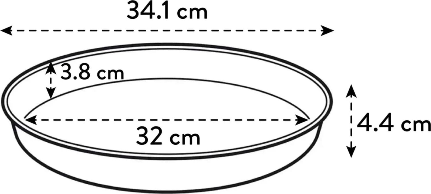 Elho Loft Urban Untersetzer Rund 34, Zartrosa 3 Elho Loft Urban Untersetzer Rund 34, Zartrosa