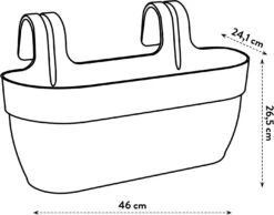 Elho Vibia Campana Easy Hanger Large, Anthrazit 12 Elho Vibia Campana Easy Hanger Large, Anthrazit -Pflanzensamen Rabatt elho vibia campana easy hanger large 1207733 de