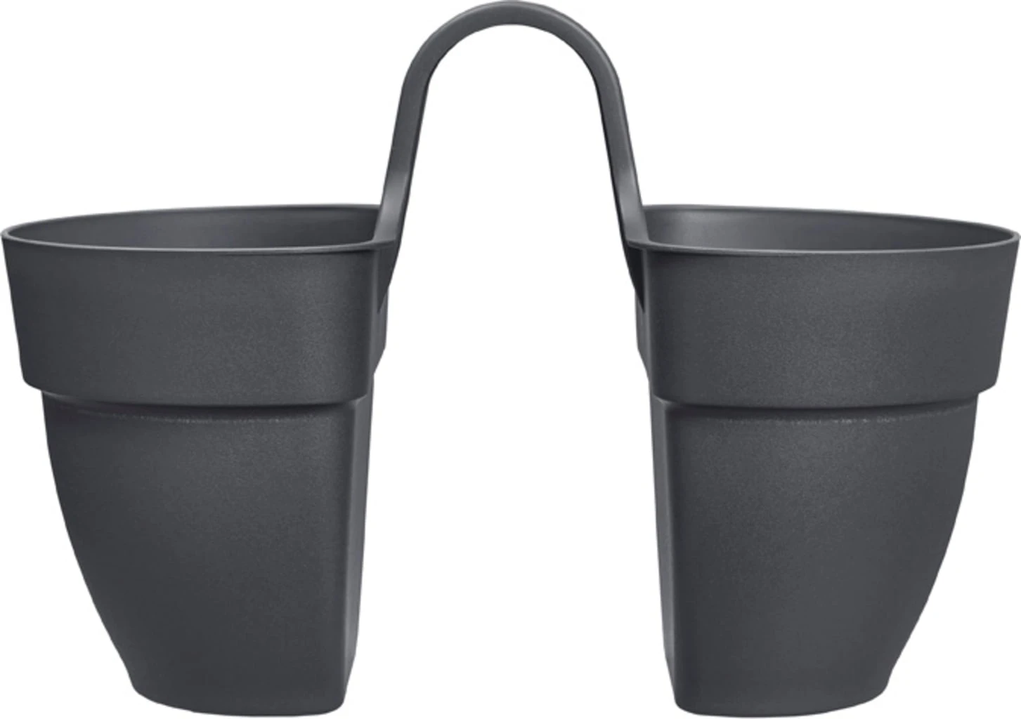 Elho Vibia Campana Flower Twin 21 Cm, Anthrazit 5 Elho Vibia Campana Flower Twin 21 Cm, Anthrazit – Bild 3