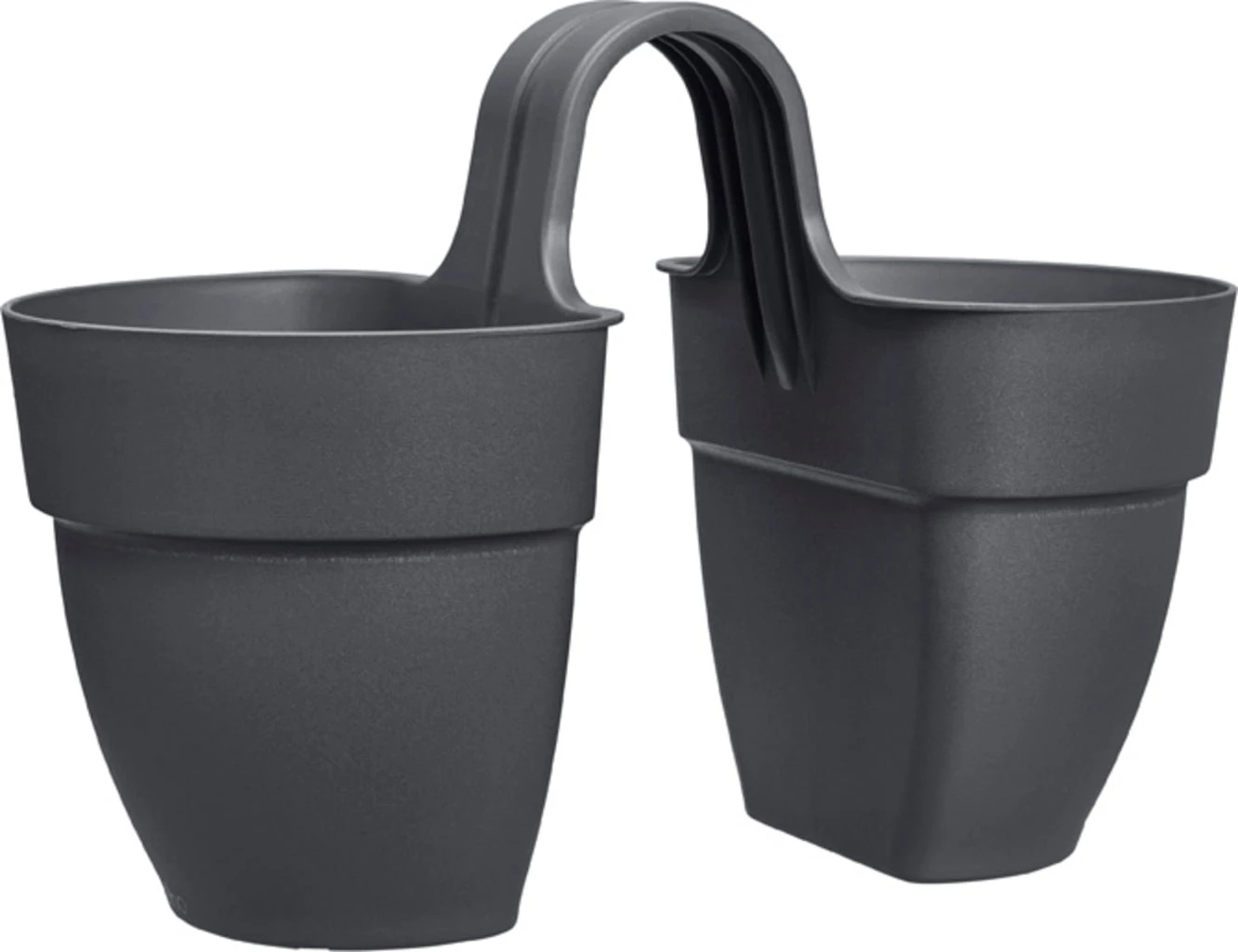 Elho Vibia Campana Flower Twin 21 Cm, Anthrazit 6 Elho Vibia Campana Flower Twin 21 Cm, Anthrazit – Bild 4