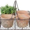 ESSCHERT DESIGN Aged Terracotta 4 Töpfe Im Korb 1 ESSCHERT DESIGN Aged Terracotta 4 Töpfe Im Korb -Pflanzensamen Rabatt esschert design aged terracotta 4 toepfe im korb 484680 de