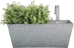 ESSCHERT DESIGN Balkonkasten Antikzink -Pflanzensamen Rabatt esschert design balkonkasten antikzink 486363 de