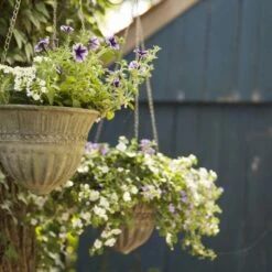 ESSCHERT DESIGN Hängetopf "Aged Metal", L