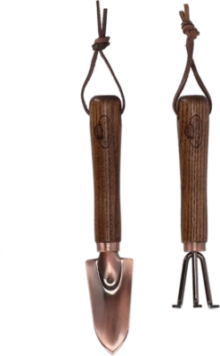 ESSCHERT DESIGN Verkupferte Minitools Schippe/Harke -Pflanzensamen Rabatt esschert design verkupferte minitools schippe harke 1 set 1671962 de