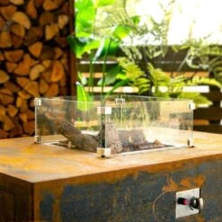 Gaskamin "Brann" Tisch, 80 X 80 X 50 Cm 8 Gaskamin "Brann" Tisch, 80 X 80 X 50 Cm -Pflanzensamen Rabatt forno gaskamin brann tisch 1679360 de