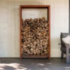 Holzaufbewahrung Aus Cortenstahl, 80 X 40 X 180 Cm -Pflanzensamen Rabatt forno holzaufbewahrung aus cortenstahl 1678889 de
