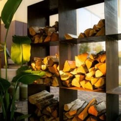 Holzaufbewahrung “Logg” - Eckig -Pflanzensamen Rabatt forno holzaufbewahrung logg eckig 1681676 de